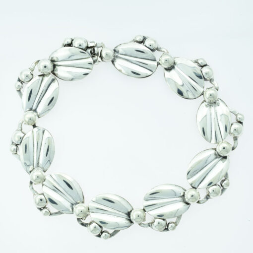 Modernist Danish Silver Bracelet by Hermann Siersbol