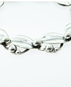 Modernist Danish Silver Bracelet by Hermann Siersbol