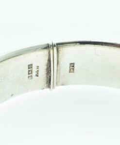 Vintage Sterling Silver Bangle by Rigby and Wilson 1963