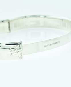 Vintage Sterling Silver Bangle by Rigby and Wilson 1963