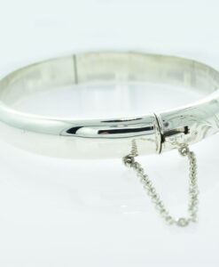 Vintage Sterling Silver Bangle hallmarked 1965