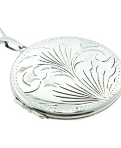 Vintage Round Sterling Silver Locket
