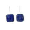 Sterling Silver Lapis Lazuli Drop Earrings