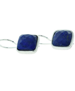Sterling Silver Lapis Lazuli Drop Earrings