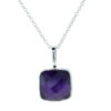 Sterling Silver Amethyst Pendant