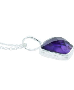 Sterling Silver Amethyst Pendant
