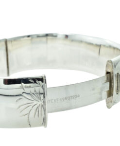 Vintage Silver Leaf Bangle