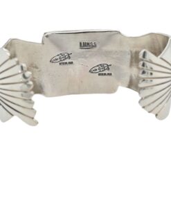 Sterling Silver Navajo Cuff Bangle by Wes Craig
