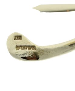 Vintage Gold Wishbone Pendant