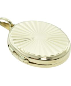 9ct Gold Sunburst Locket