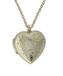 Vintage 9ct Gold Heart Locket by Georg Jensen London