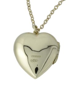 Vintage 9ct Gold Heart Locket by Georg Jensen London