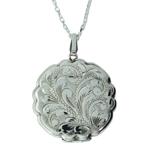 Vintage Sterling Silver Locket with Chain