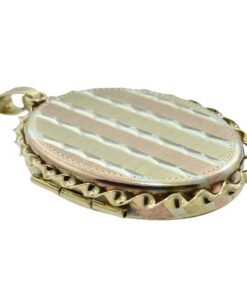 Vintage Three Colour Gold Locket
