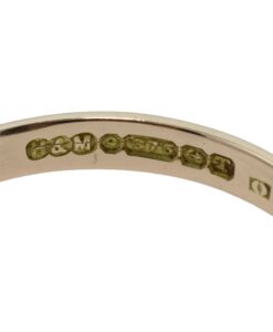 Vintage 9ct Rose Gold Band Ring