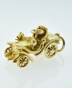 Vintage 9ct Gold Vintage Car Charm by Georg Jensen