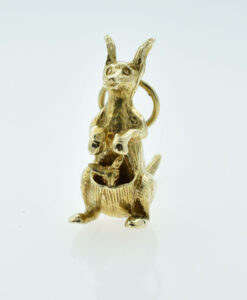 Vintage 9ct Gold Kangaroo Charm