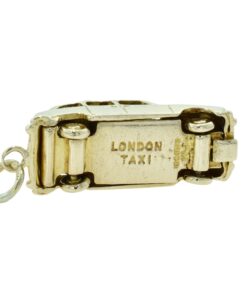 Gold London Taxi Car Charm