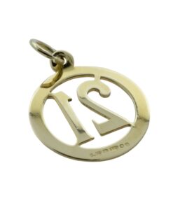 Vintage Gold 21 Pendant