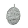 Vintage 1975 Sterling Silver Oval Locket