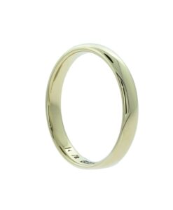 vintage 9ct yellow gold wedding band ring