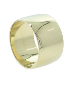 9ct Gold Wedding Band Ring 11mm dated 1989