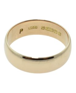 Antique Rose Gold Wedding Band Ring