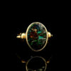 Gold Boulder Opal Ring