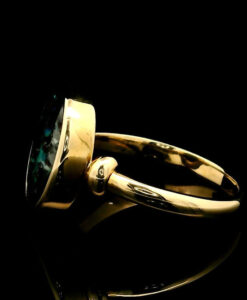 9ct Gold Boulder Opal Ring