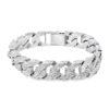 Vintage Silver Heavy Curb Bracelet