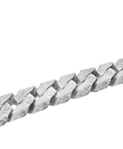 Vintage Sterling Silver Heavy Curb Bracelet