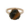 Vintage 9ct Gold Tigers Eye Ring