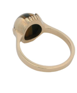 Vintage 9ct Gold Tigers Eye Ring