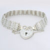 Five Bar Gate Bracelet in Sterling Silver dated London 1979