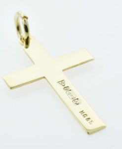 Solid Vintage 9ct Yellow Gold Cross Dated 1928