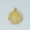 Vintage 9ct Gold St Christopher by Georg Jensen