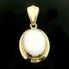 9ct Yellow Gold Opal Pendant