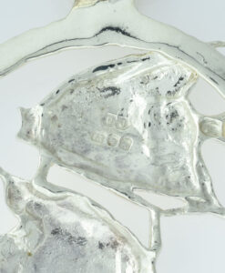 Sterling Silver Fish Pendant with 26