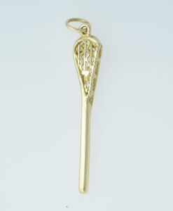 Vintage Gold Lacrosse Stick Pendant