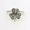 Sterling Silver Marcarsite Shamrock Ring