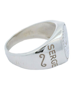 Serge Denimes Gents Sterling Silver Sun Rise Signet Ring