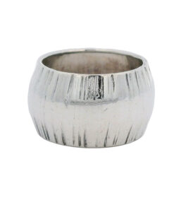 Wide Vintage Sterling Silver Band Ring