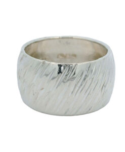 Wide Sterling Silver Band Ring