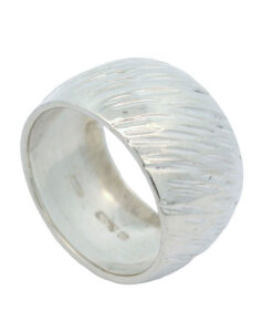 Wide Sterling Silver Band Ring