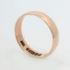 Antique 9ct Rose Gold Wedding Band Ring 4mm dated 1926