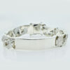 Sterling Silver Gents ID Curb Bracelet 65.4g