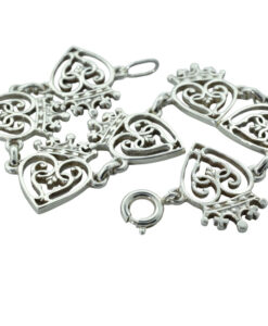 Vintage Iona Silver Luckenbooth Bracelet by John Hart