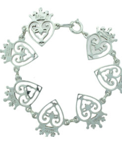 Vintage Iona Silver Luckenbooth Bracelet by John Hart