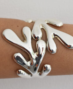 Sterling Silver Statement Cuff Bangle