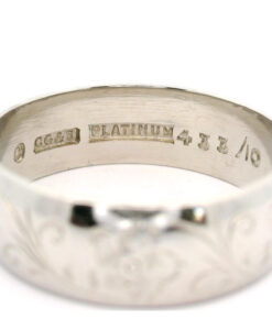 Vintage Platinum Wedding Ring